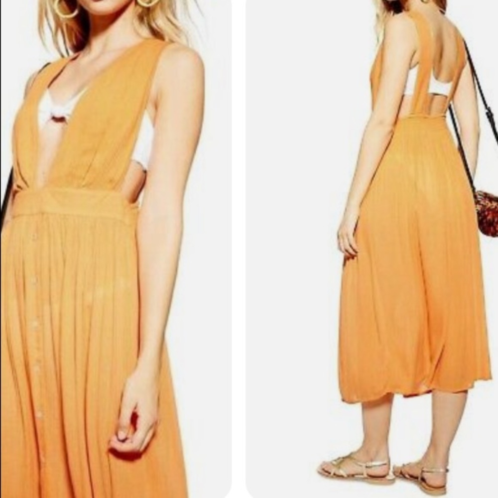 🤍🧡TOPSHOP Summer Dress 🧡🤍Size 8-10